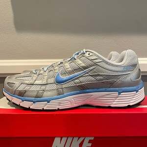 Nike P-6000 Metallic Silver University Blue Size 12 Men’s